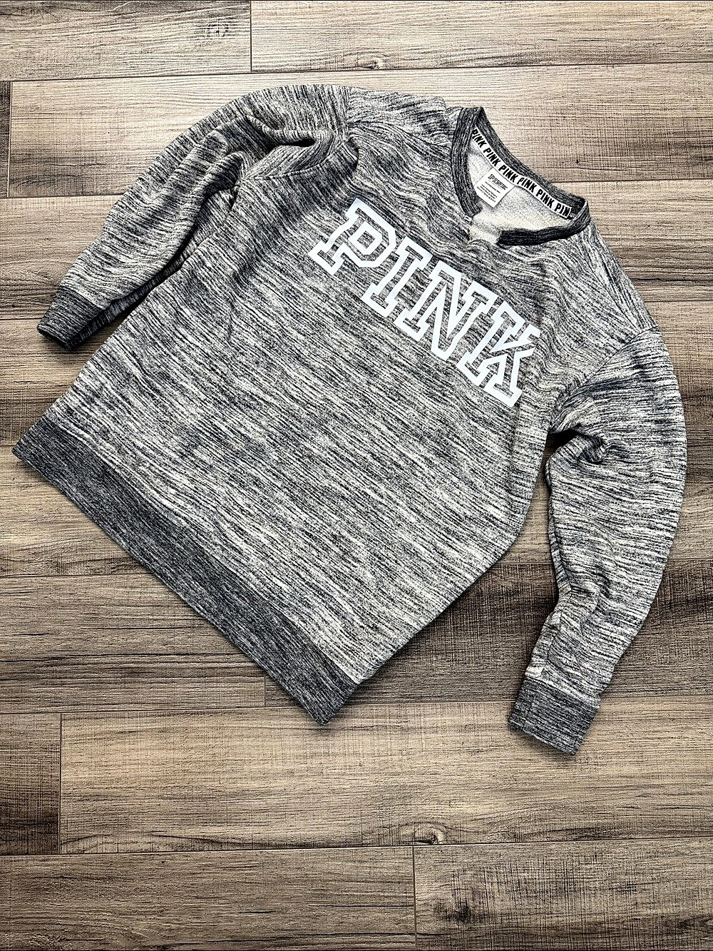 PINK Gray Sweatshirt